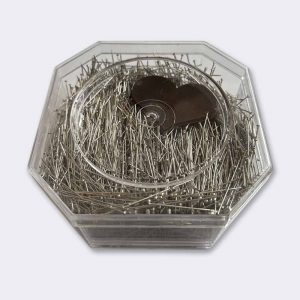 Alfiler de acero para modista 0'6 x 34mm (500gr)