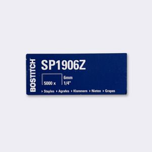 Grapas BOSTITCH SP19 1/4" 6mm galvanizadas