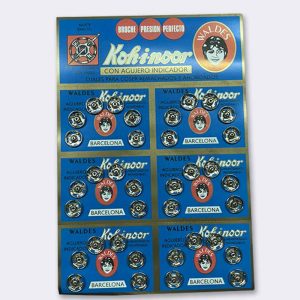 Broche latón a presión Waldes KIN3 (11mm) níquel