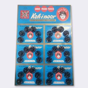 Broche latón a presión Waldes KIN3 (11mm) negro