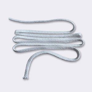 Cordón plano poliéster 7mm blanco