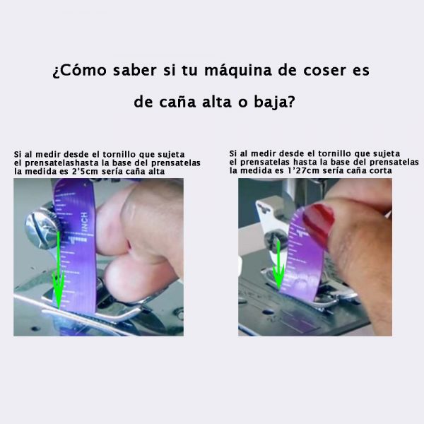 Adaptador prensatelas caña corta - Imagen 3
