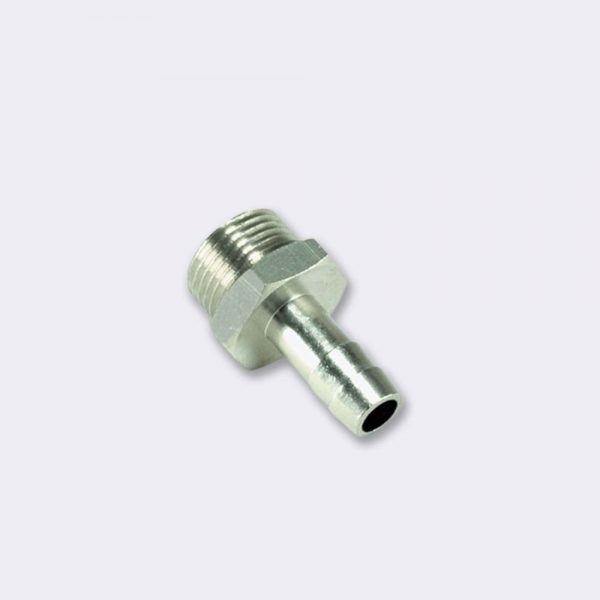 Espiga 1/4"M tubo 6mm rosca macho