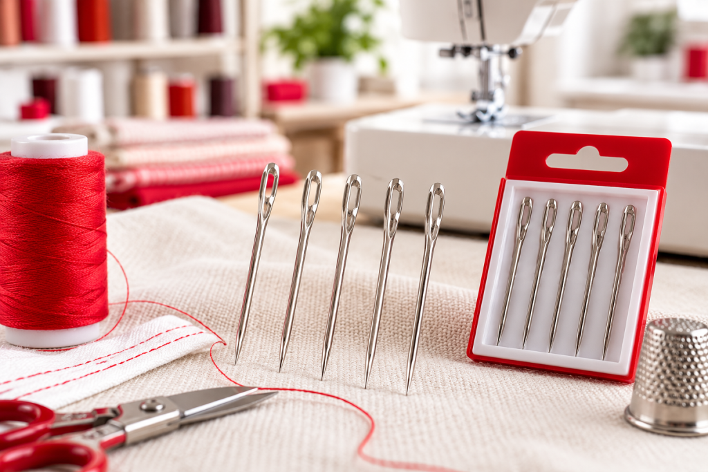 ¿Te cuesta enhebrar la aguja? 🧵 Con estas agujas lo harás en segundos y sin esfuerzo.