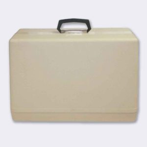 Maletín de máquinas de coser domésticas de base plana