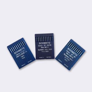 Agujas SCHMETZ 149x1/ TVx1 para máquinas recubridoras de brazo Brother DT2, DT3