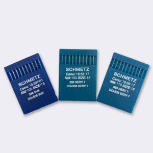 Agujas SCHMETZ DOx558/558 para máquina de botones Juki MB-373 y Brother