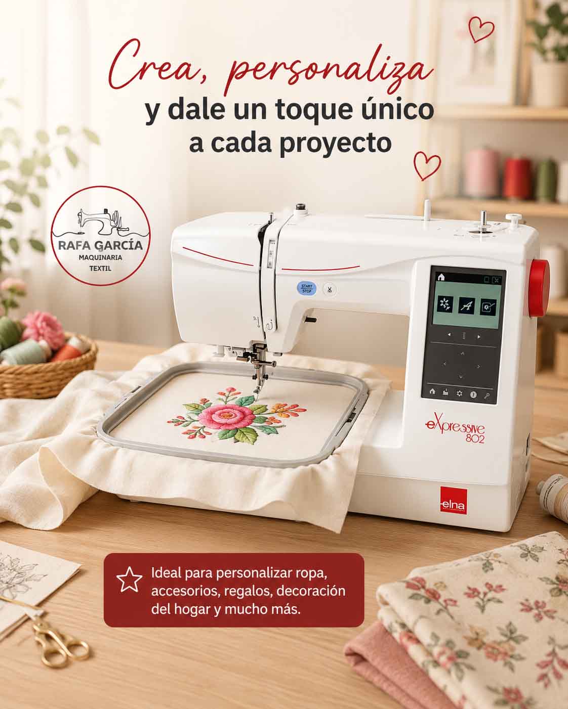 Máquina de Bordar Elna eXpressive 802 - Imagen 5