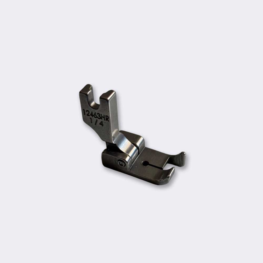 Prensatelas industrial 12463HR 1/4 con guía derecha para pespunte al borde