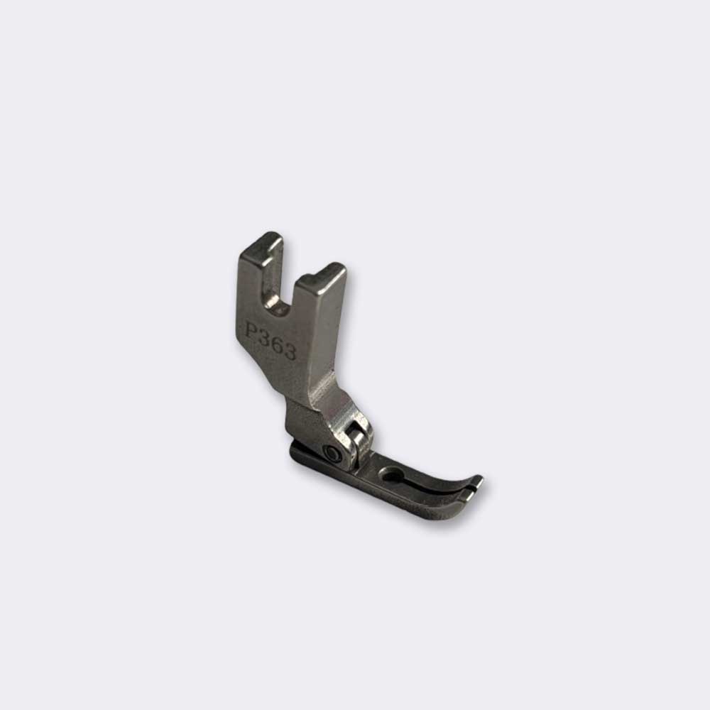 Prensatelas industrial P363 extraestrecho para cremalleras y vivos