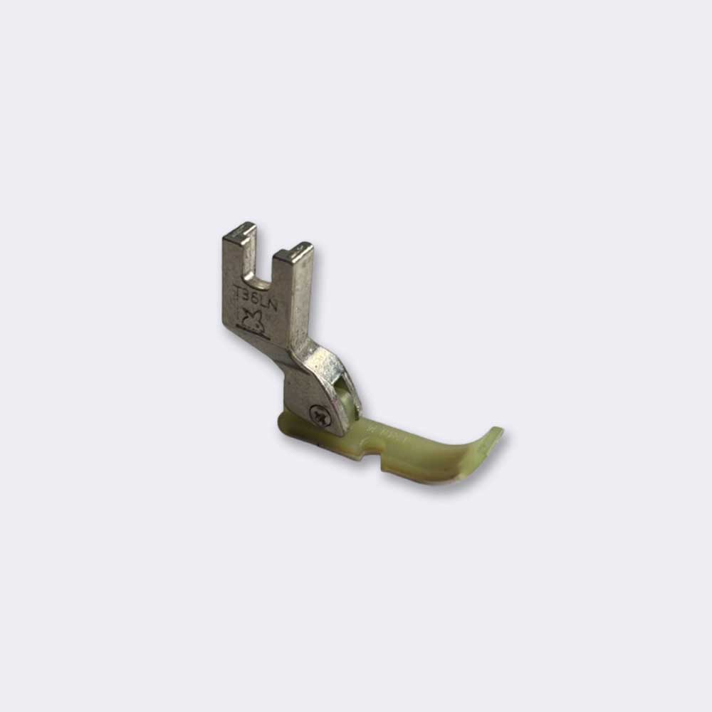 Prensatelas de teflón T36LN estrecho a izquierdas para vivos y cordones
