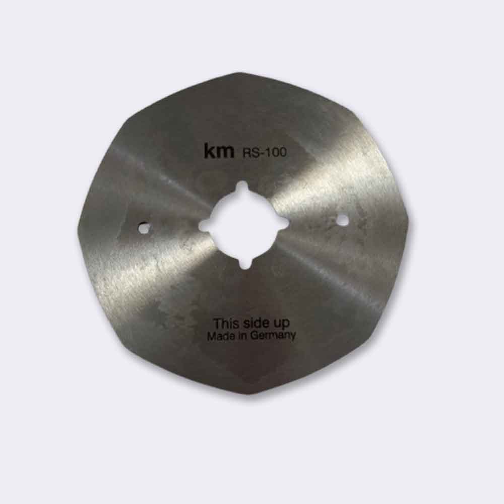 Cuchilla octogonal de 100 mm y 8 lados para máquina de corte KM RS-100