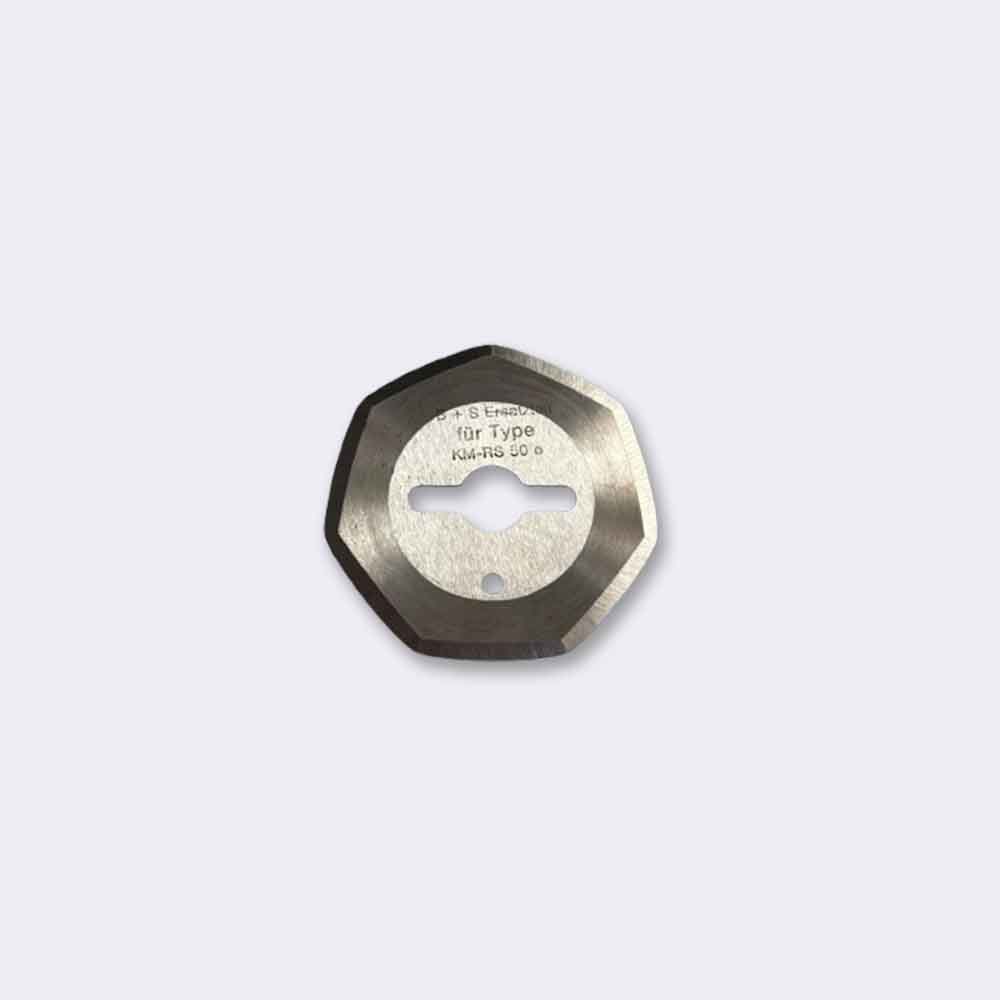 Cuchilla heptagonal de 7 lados para máquina de corte KM RS-50