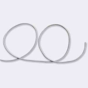 Cordón elástico redondo blanco de 4 mm para confección